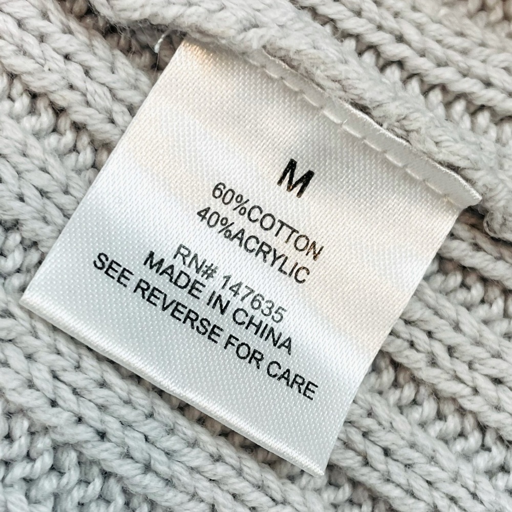 ROMEO & JULIET COUTURE • Grey Ribbed Knit Sweater Bodycon Midi Dress, M - Picture 11 of 13